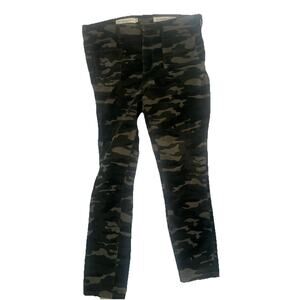 Pilcro Letterpress Pants Women 30 Camo High-Rise Skinny Corduroy